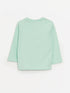 LC Waikiki Crew Neck Printed Long Sleeve Baby Boy T-Shirt